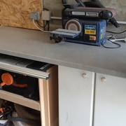 scie sous table sous plan de travail :)