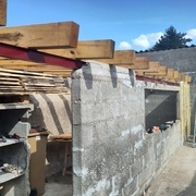 Les chevrons sont posés