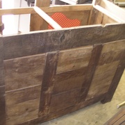 Structure en chêne de l'arrière