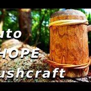 Chope à bière en bois