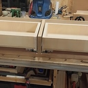 pose des coulisses et tiroirs