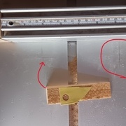 Tracé du positionnement de la cale ainsi que de l'épaulement & l'extrémité de ma pièce