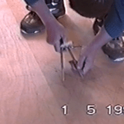 tracé des joints à crochets sur le développement