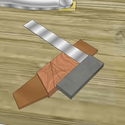 **E/** nous vérifions notre pièce finie.