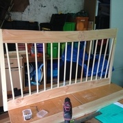 mise en place des barreaux (fastidieux...)