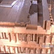 Il reste encore un beau tas de bois après usinage