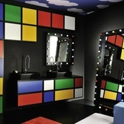 Mobilier contemporain d inspiration années 80 (rubik s cube) http://blog.cuboak.fr