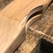 Dérapage avec la scie cloche