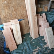 ... puis des entretoises des moisages