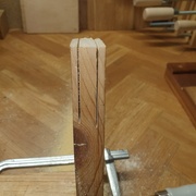 Découpe de la chute du sommier bridée, ça passe