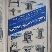 Machines outils pour le travail du bois, Aux Forges de Vulcain, 1912