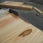 Decoupe des panneaux et mise en longueur