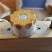 Molette finie et montée