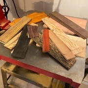 Planchettes de bois rectifiées à partir de chute