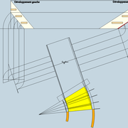 Rabattements des lignes d altitudes sur  les génératrices de profondeurs
