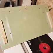 Dessous du gabarit, que de la récup