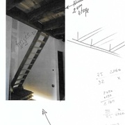 Emplacement de l'escalier 2
