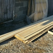 Arrivée du chablis à l'atelier