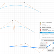 spline de points de controle