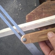 Le petit point c'est une marque pour mon coin en bas à gauche pour évité de me planter