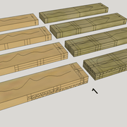 1/ Analyse de fabrication de l'enture à trait de Jupiter .(Tracé)