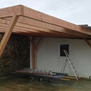 mise en place du toit