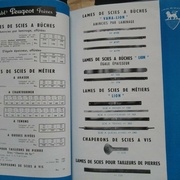 Lames de scies, Peugeot Frères 1950
