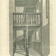 Dessin d architecture d un escalier (perspective par points de fuites)