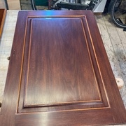 Ponçage au 400 pour égrener "tout ce qui dépasse" et lisser la surface