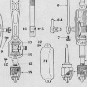 Porte-mèches à deux vitesses. Peugeot Frères 1938