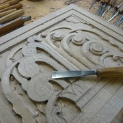 Panneau style art déco en cours d exécution http://sculpture-ornementale.blogspot.fr/