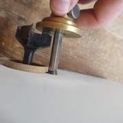 Réglage de la plongée sur l'épaisseur trouvée.