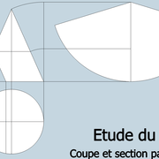 fig 1/ Mise en place de la vue en plan,de l'élévation et du développement