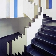 Escalier au cafe aubette par Theo van Doesburg  à Strasbourg http://afasiaarchzine.com/2015/06/theo-van-doesburg/