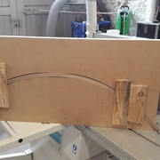 gabarit pour cintrer, test sans colle