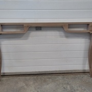 Façade fraîchement collée