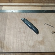 position pour découper des languettes de 40 mm