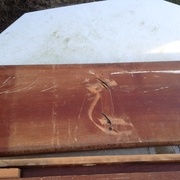 Il a un peu morfler ici !