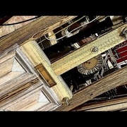 Travail moulure sur cintre avec un tarabiscot improvisé efficace !!
