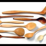 Fabrications de cuillères en bois vert