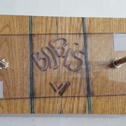 Gabarit sans la planche à graver