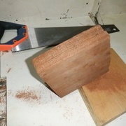 Découpe des deux parties de la boîte