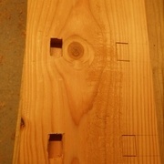 mortaises éclatées, bois arraché! c'est nul!