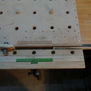 exemple d'utilisation en porte à faux, très courante dans ma pratique + le système de butée de Ch Schwarz