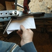 Verification de l'angle de pliage