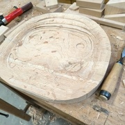 degrossissage aux ciseaux après détourage sice ruban