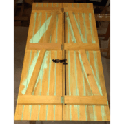 Triangulations par écharpes dans du volet .