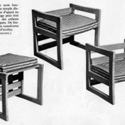 Tabouret multi usage epoque reconstruction par Marcel Gascoin http://2.bp.blogspot.com