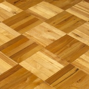 Parquet mosaïque collé années 50  https://www.hausjournal.net
