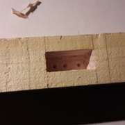 finition de la mortaise